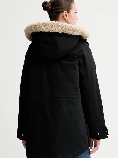 Marc O'Polo parka kolor czarny przejściowa 5000006529 - zdjęcie produktu nr 2