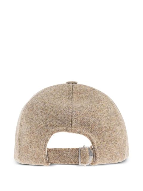 ISABEL MARANT wool baseball cap - LIGHT KHAKI