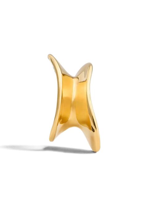 KHAITE Shadow earrings - Gold