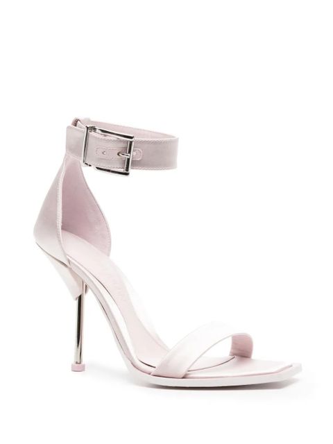 Alexander McQueen 110mm satin-finish sandals - Pink - zdjęcie produktu nr 2