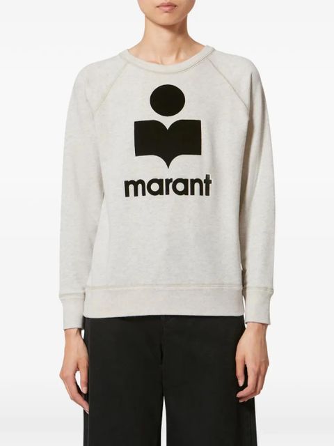 ISABEL MARANT logo-detail sweatshirt - Grey