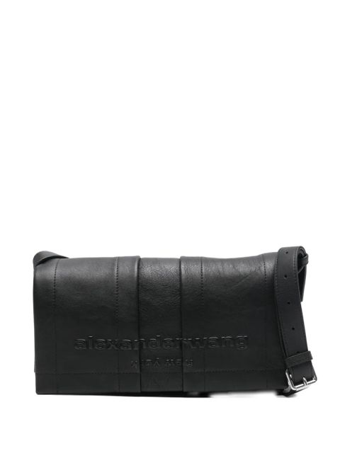 Alexander Wang Wang Pack leather flap crinkle crossbody bag - Black - zdjęcie produktu nr 1