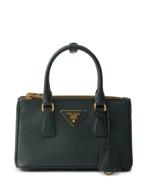 Prada mini Galleria tote bag - Green - zdjęcie produktu nr 1