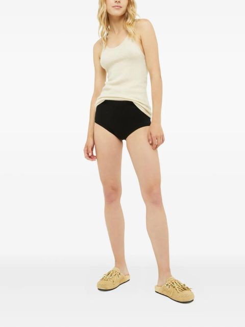 Alanui ribbed finest tank top - Neutrals