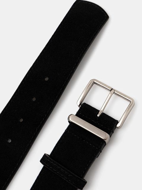 Answear.LAB pasek zamszowy damski kolor czarny - zdjęcie produktu nr 2