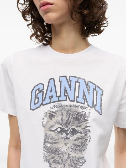 GANNI organic cotton T-shirt - White