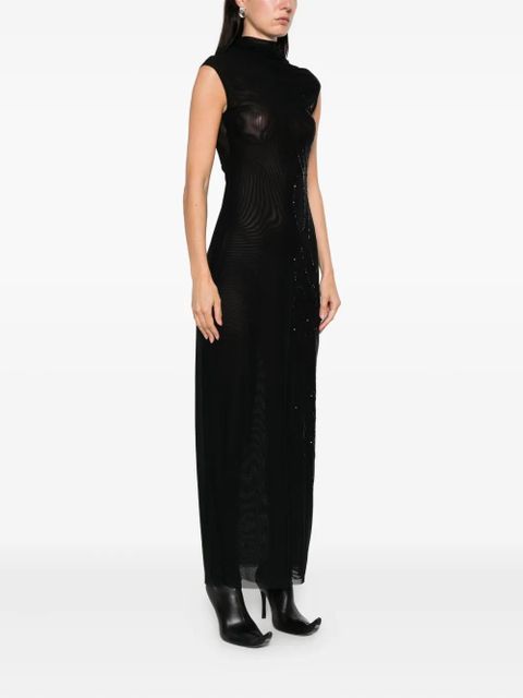 Jean Paul Gaultier sequin-embellished maxi dress - Black - zdjęcie produktu nr 2