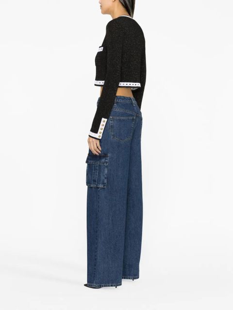 Balmain long-sleeve button-fastening cardigan - Black - zdjęcie produktu nr 2