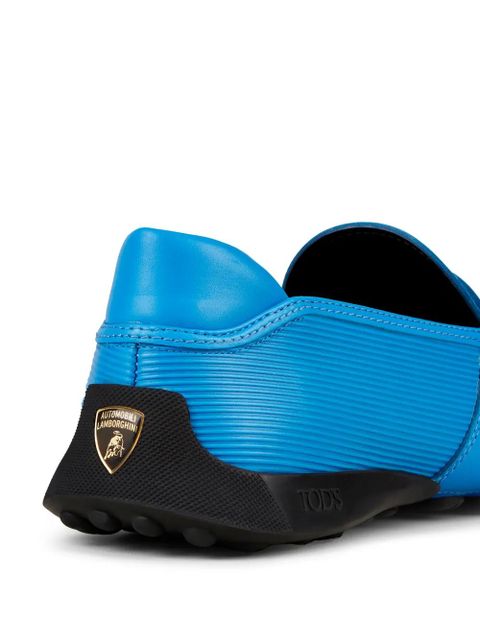 Tod's Automobili Lamborghini slip-on leather driving shoes - Blue - zdjęcie produktu nr 2