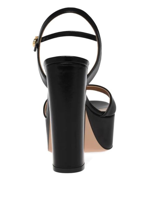 Gianvito Rossi 125mm Marlena platform heeled sandals - Black - zdjęcie produktu nr 2