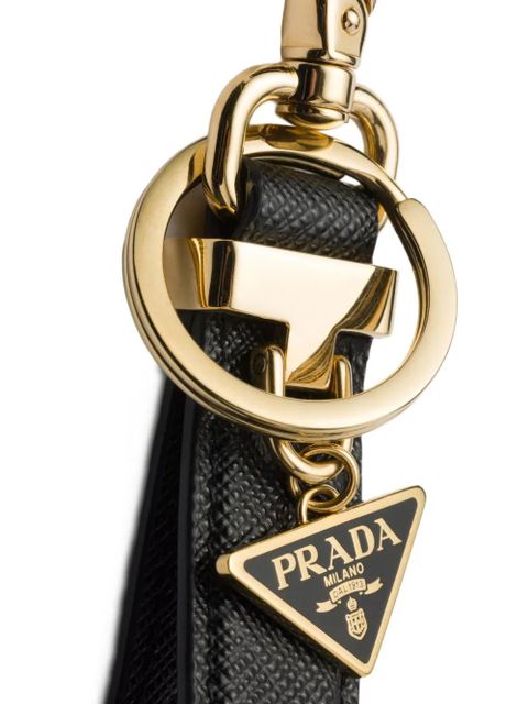 Prada leather keyring - Black - zdjęcie produktu nr 2