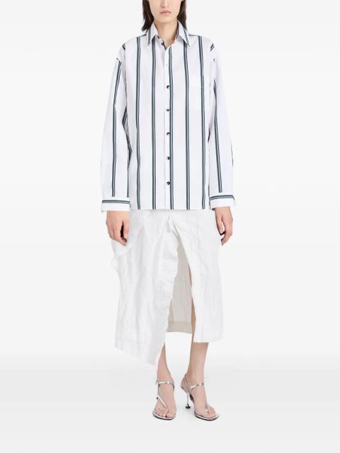 Proenza Schouler Alia striped shirt - White - zdjęcie produktu nr 2