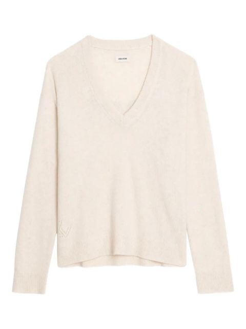 Zadig&Voltaire Mikyz strass sweater - Neutrals - zdjęcie produktu nr 1