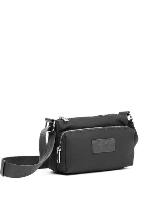 MM6 Maison Margiela number-patch cross body bag - Black - zdjęcie produktu nr 1
