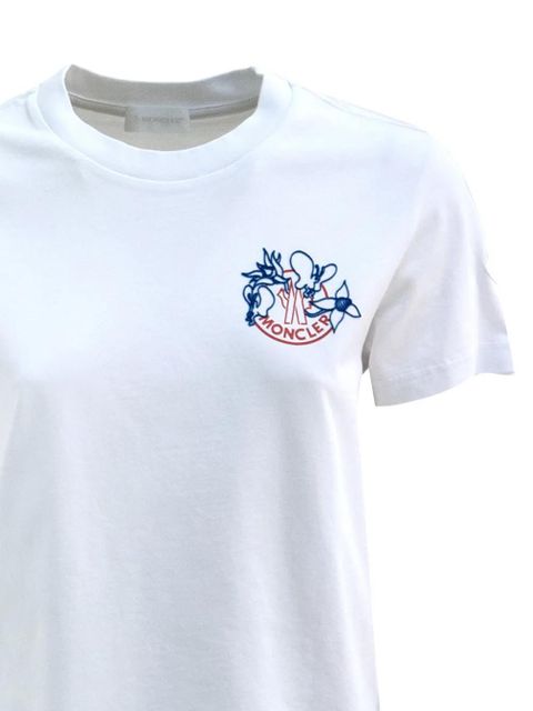 Moncler logo-detail T-shirt - White - zdjęcie produktu nr 2