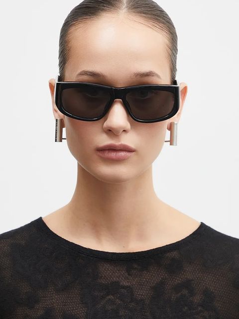 Jacquemus okulary przeciwsłoneczne PILOTA kolor czarny JAC2C1SUN - zdjęcie produktu nr 2