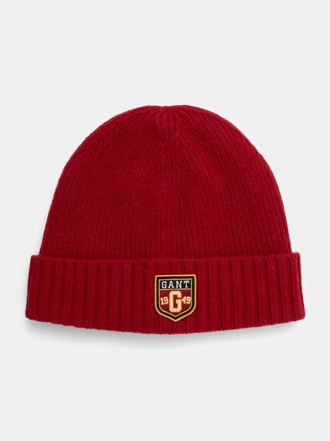 Gant czapka wełniana kolor czerwony wełniana 9910038 - zdjęcie produktu nr 1
