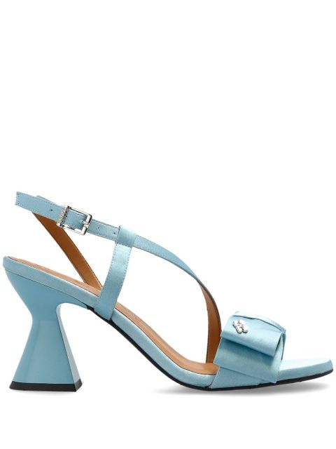 GANNI 95mm bow-detail sandals - 297 BLUE - zdjęcie produktu nr 1