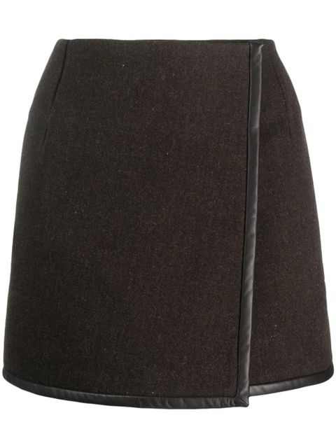 Golden Goose high-waisted virgin-wool skirt - Brown - zdjęcie produktu nr 1