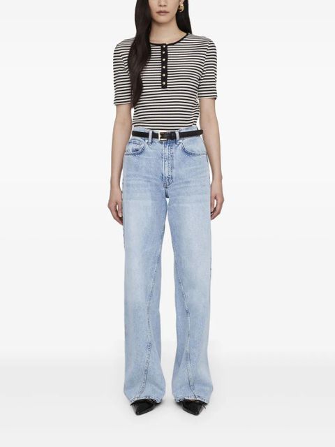 ANINE BING Alessia T-shirt - Black - zdjęcie produktu nr 2