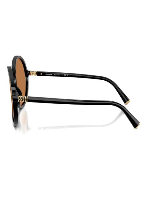 Miu Miu Eyewear round-frame sunglasses - Black