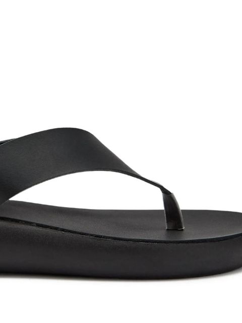 Ancient Greek Sandals Charys Comfort leather flatform sandals - Black - zdjęcie produktu nr 2