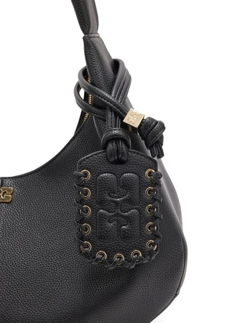 GANNI medium Hobo tote bag - Black