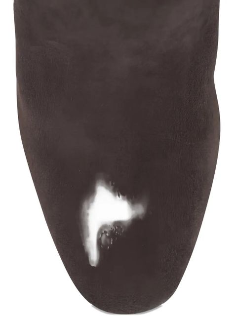 Aquazzura braided suede short boots - Brown