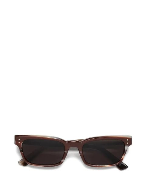Marni Eyewear rectangle-frame sunglasses - Brown - zdjęcie produktu nr 1