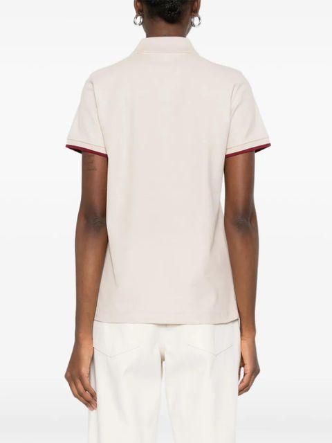 Moncler short-sleeve polo shirt - Neutrals