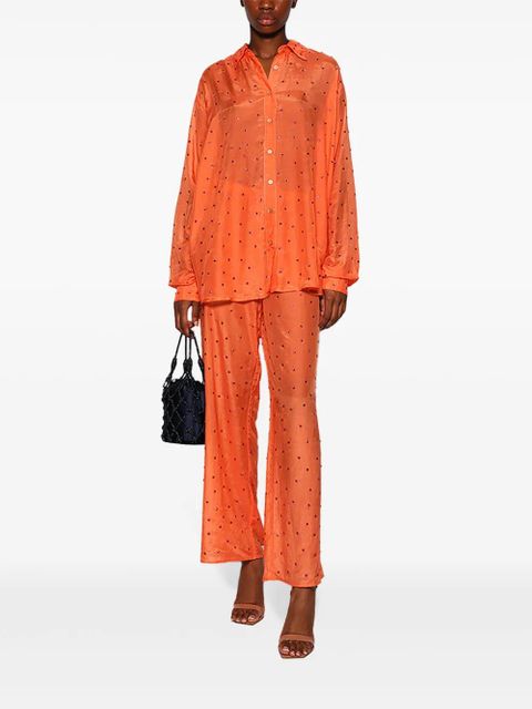 Oséree All-over gem trousers - Orange - zdjęcie produktu nr 2