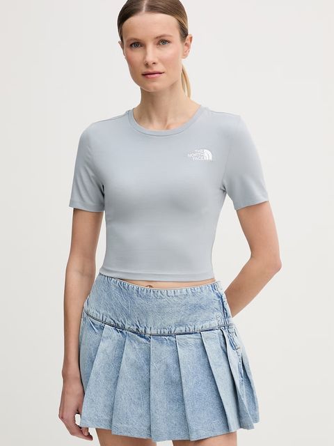 The North Face t-shirt damski bawełniany z elastanem - zdjęcie produktu nr 2