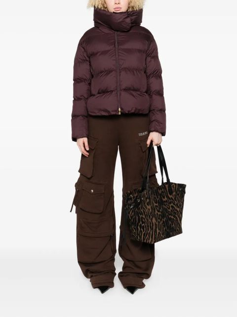 PINKO hooded puffer jacket - Red