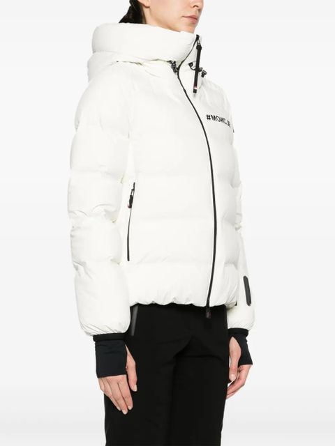 Moncler Grenoble Suisses logo-print puffer jacket - White