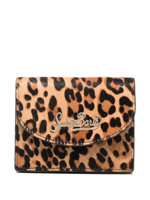 MC2 Saint Barth Leopard Plaque Wallet - Brown - zdjęcie produktu nr 1