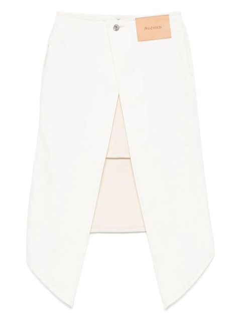 JW Anderson layered midi skirt - White - zdjęcie produktu nr 2