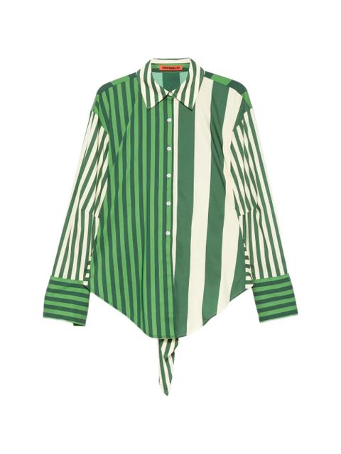 Simon Miller Loch striped button-up shirt - Green - zdjęcie produktu nr 1