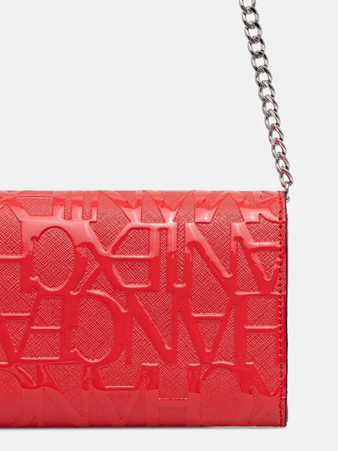 Armani Exchange portfel damski kolor różowy 948481 CC794 - zdjęcie produktu nr 2