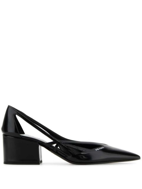 Prada 55mm debossed-logo pumps - Black - zdjęcie produktu nr 1