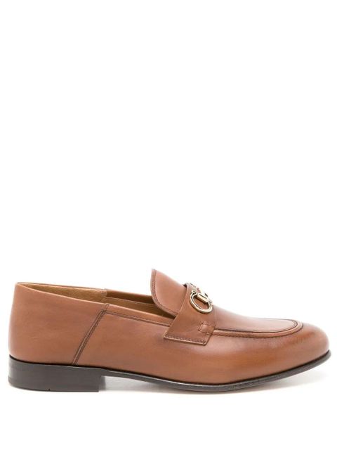 Ferragamo Gancini collapsible-heel loafers - Brown - zdjęcie produktu nr 1