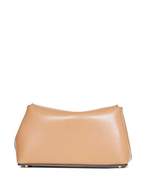 TOTEME T-lock foldover leather clutch bag - Brown - zdjęcie produktu nr 2