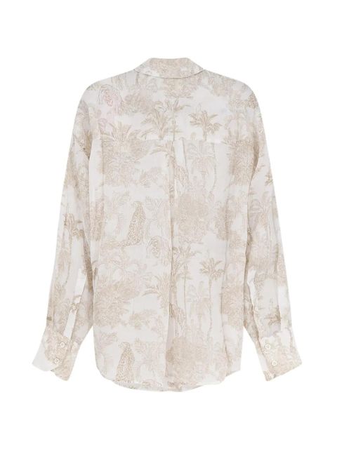 MC2 Saint Barth button-fastening long-sleeve shirt - White - zdjęcie produktu nr 2