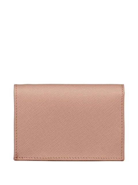Prada logo plaque wallet - Neutrals - zdjęcie produktu nr 2