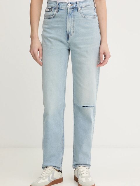 Calvin Klein Jeans jeansy damskie high waist LV047E908G - zdjęcie produktu nr 1