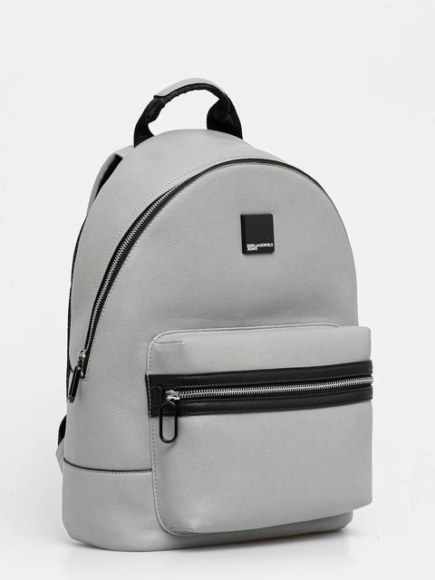 Karl Lagerfeld Jeans plecak kolor szary duży gładki A3M30335