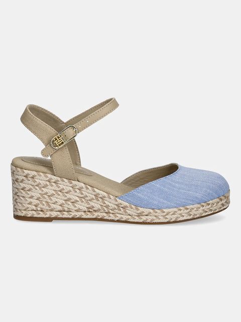 Tommy Hilfiger espadryle CHAMBRAY MID WEDGE ESPAD - zdjęcie produktu nr 1