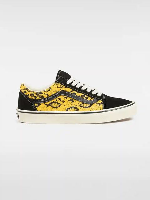 Vans tenisówki skórzane Old Skool kolor żółty VN000DB3Y231 - zdjęcie produktu nr 1