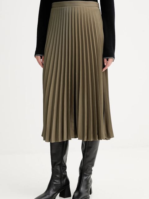 Marc O'Polo spódnica kolor zielony midi rozkloszowana 5000007059 - zdjęcie produktu nr 1