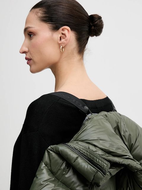 Geox kurtka SERILDA kolor zielony zimowa W5628G T3121