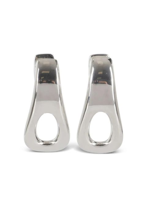 Rabanne zip-pull earrings - Silver - zdjęcie produktu nr 1